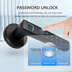 5 in 1 Smart Door Lock – Fingerprint, Password & Remote Access by Snagg A Smart Door Lock