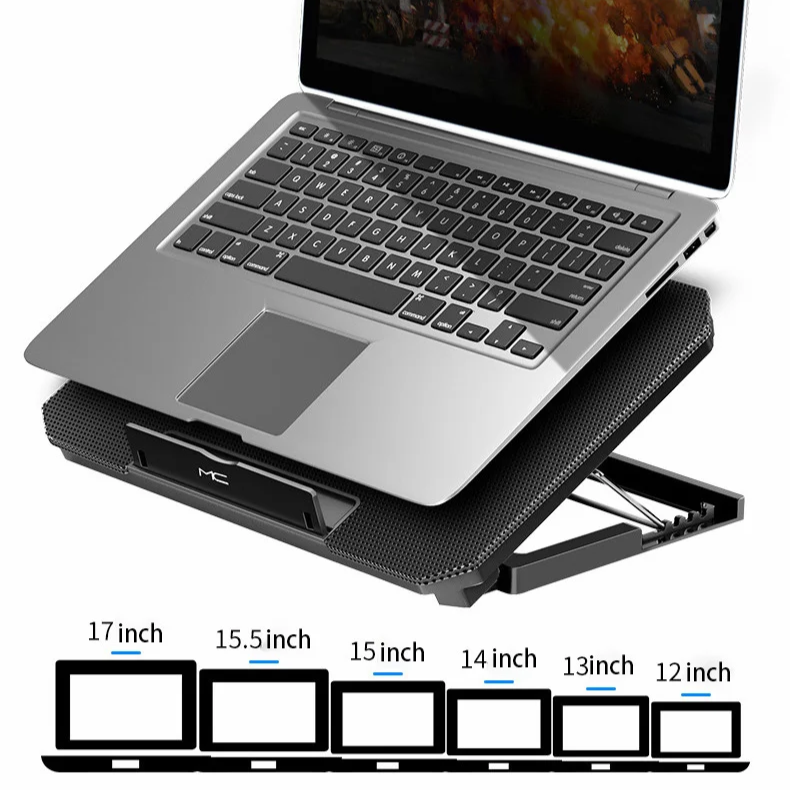 Large Gaming Laptop Cooling Pad for 12″–16″ by Snagg A Cooling Pad