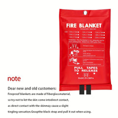 5pcs Emergency Fire Blanket Set by Snagg A Fire Blanket