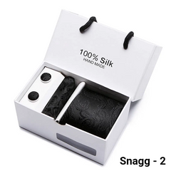 Luxury Silk Paisley Tie for Men — Extra-Long Woven Jacquard Necktie Suits & Weddings - Snagg - 2 - Others In Fashion