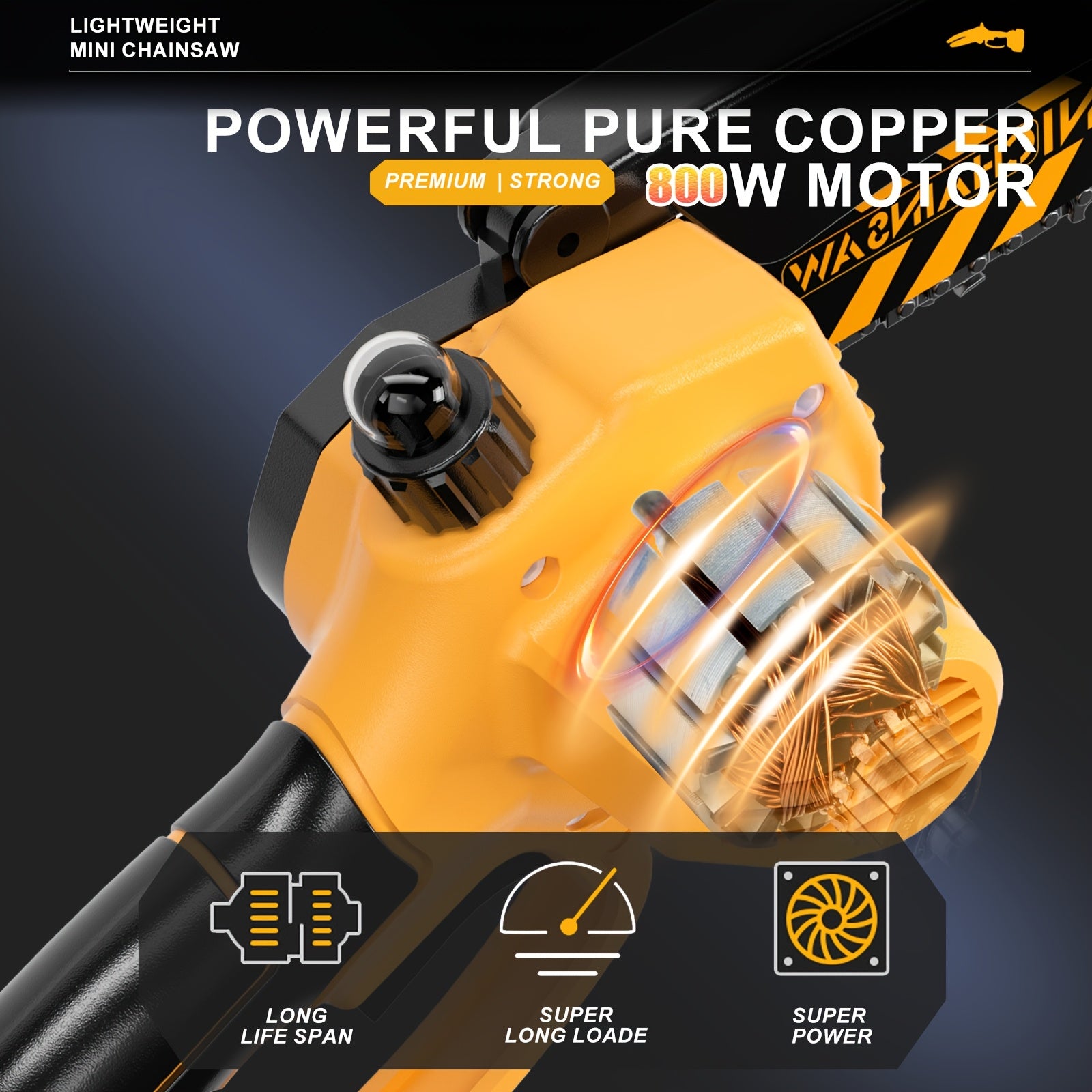 6-Inch Cordless Mini Chainsaw
