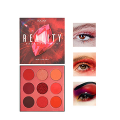 Gemstone Inspired 9 -Color Artistry Palette – High-Pigment Matte, Shimmer & Metallic Shadow Collection