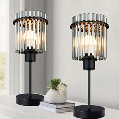 Modern Gray Glass Table Lamp by Snagg A Table Lamp