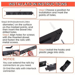 4 Pack Heavy Duty Metal Garden Tool Organizer by Snagg A Rack