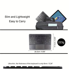 iPad Protective Case with Keyboard Suitable for iPad (A16) 11th/10th Generation (2025/2022) by Snagg A Wireless Keyboard