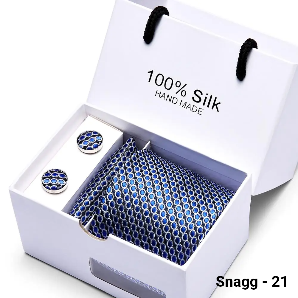 Luxury Silk Paisley Tie for Men — Extra-Long Woven Jacquard Necktie Suits & Weddings - Snagg - 21 - Others In Fashion