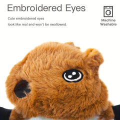 5PCS No-Stuffing Squeaky Plush Dog Toys - SnaggIt