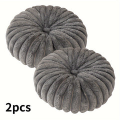 2pcs Plush & Cozy Round Throw Pillows by Snagg A Cushion