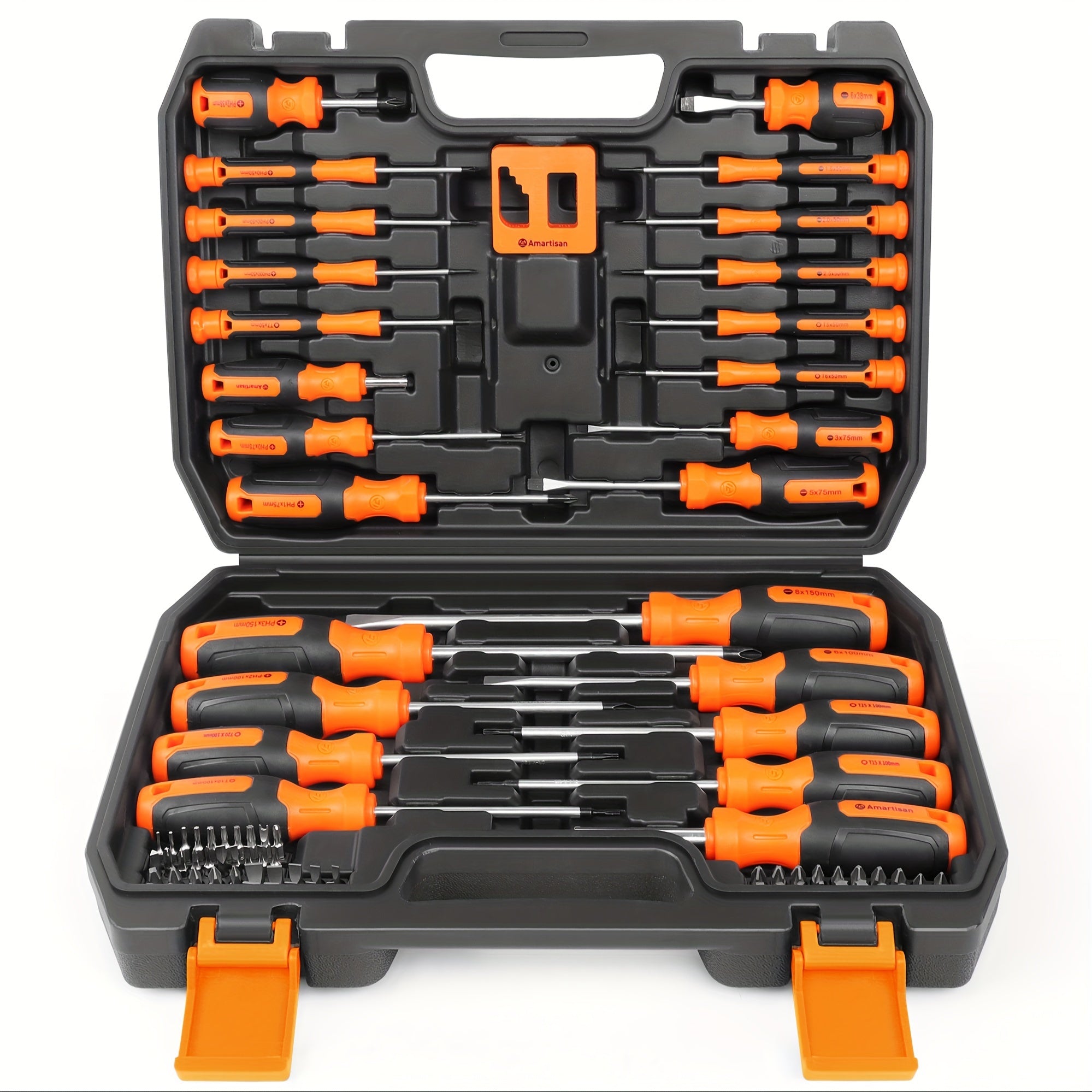 86-Piece Magnetic Screwdriver & Precision Bit Set
