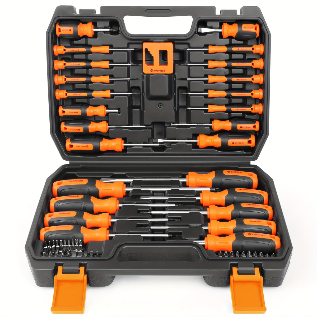 86-Piece Magnetic Screwdriver & Precision Bit Set
