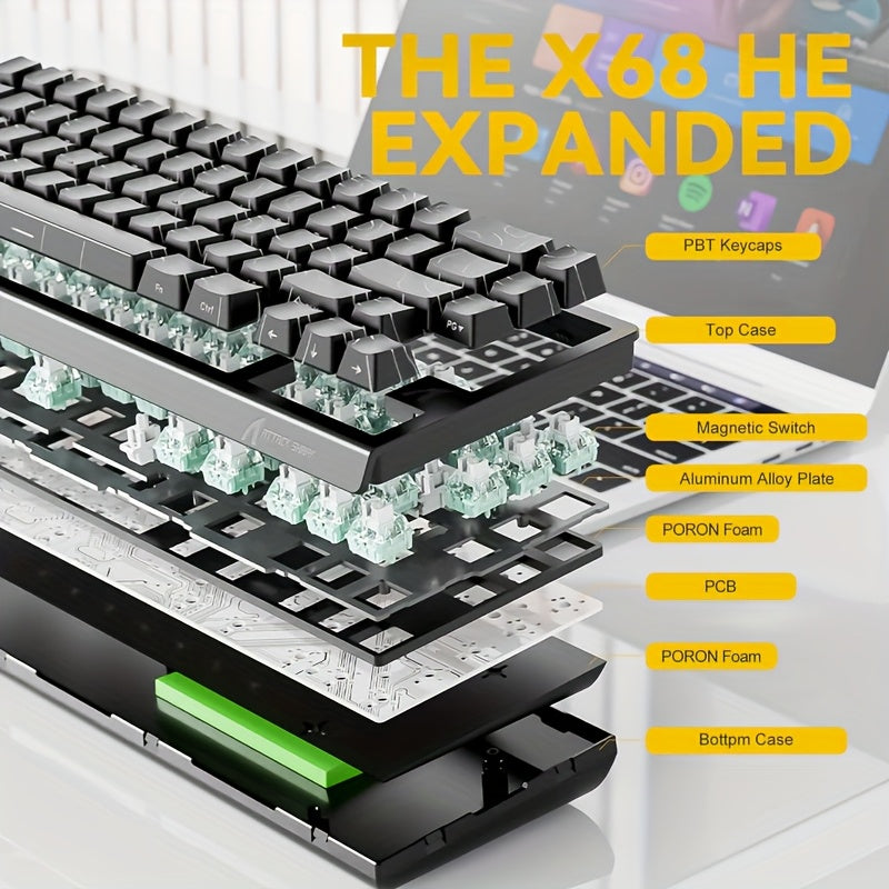 60% Wired RGB Gaming Keyboard by Snagg A Keyboard