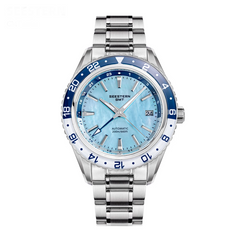 Automatic GMT Diver Watch – NH34 Movement | Sapphire Crystal | 20BAR Water Resistant | Dual Time Travel Edition - Men’s