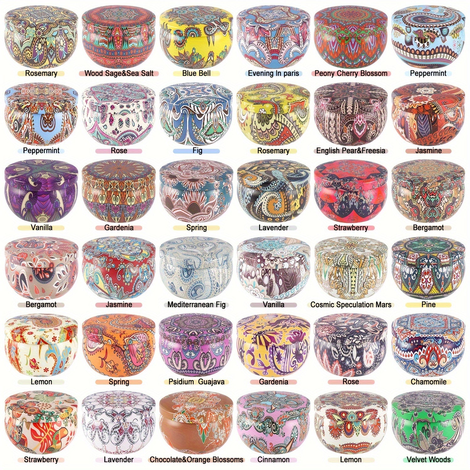 36 Piece Scented Soy Candle Gift Set by Snagg A Candle