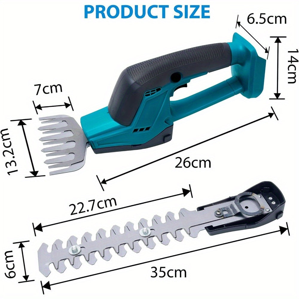 Lightweight 2-in-1 Hedge Trimmer & Grass Shears