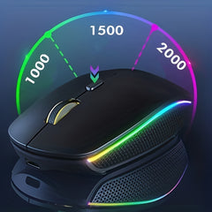 Ergonomic Wireless Keyboard & Mouse Combo for PC, Mac & Laptop by Snagg A Keyboard