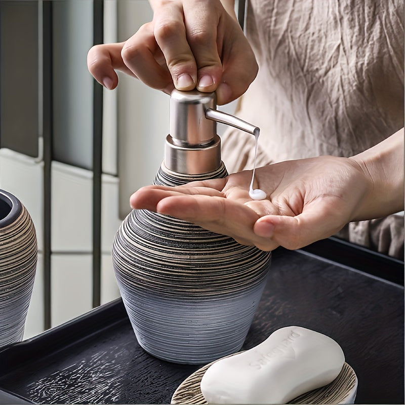 5pcs Ceramic Bathroom Set by Snagg A Bathroom Set