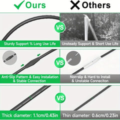 30pcs Garden Tunnel Greenhouse Hoops Kit by Snagg A Green House