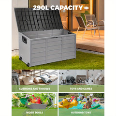 290L Outdoor Lockable Garden Storage Box by Snagg A Box