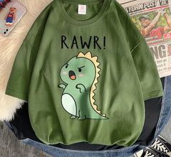 " Rawr! Dinosaur" Tee Soft Everyday Streetwear T