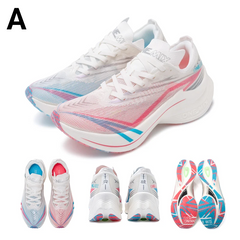 Ultralight Bounce Trainers Marathon Running Shoes With Carbon Plate