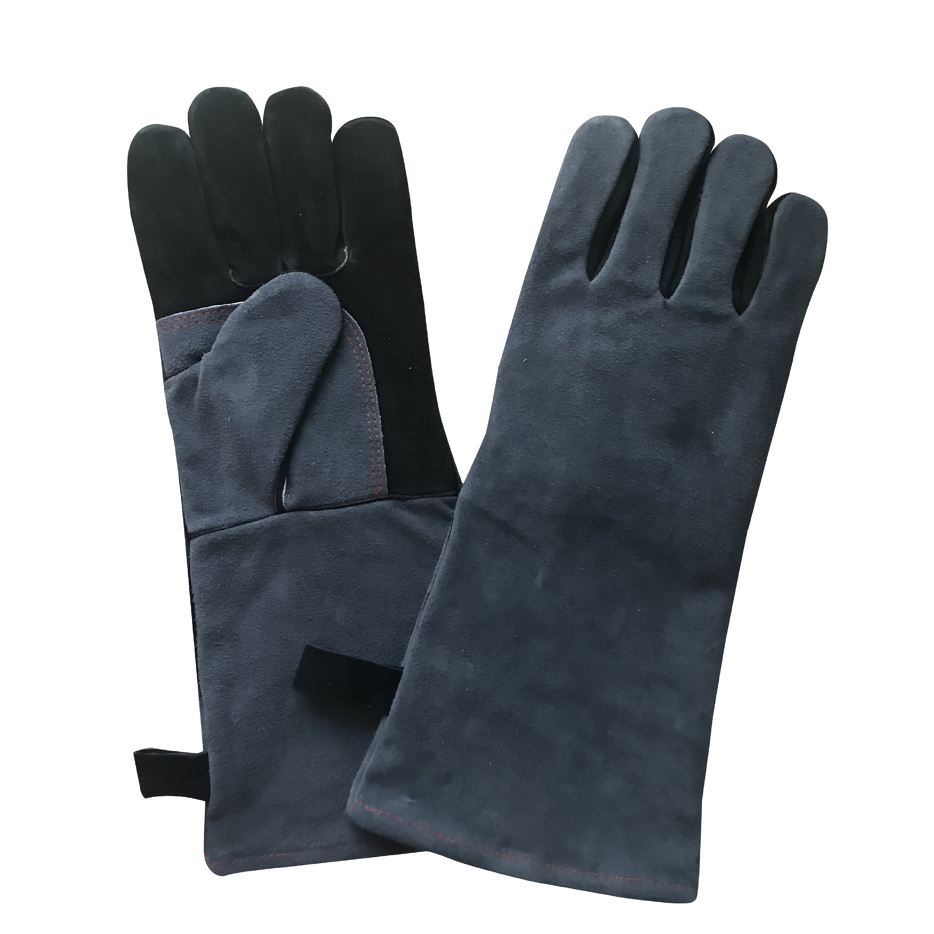 4 x Pair Genuine Leather Welding Gloves