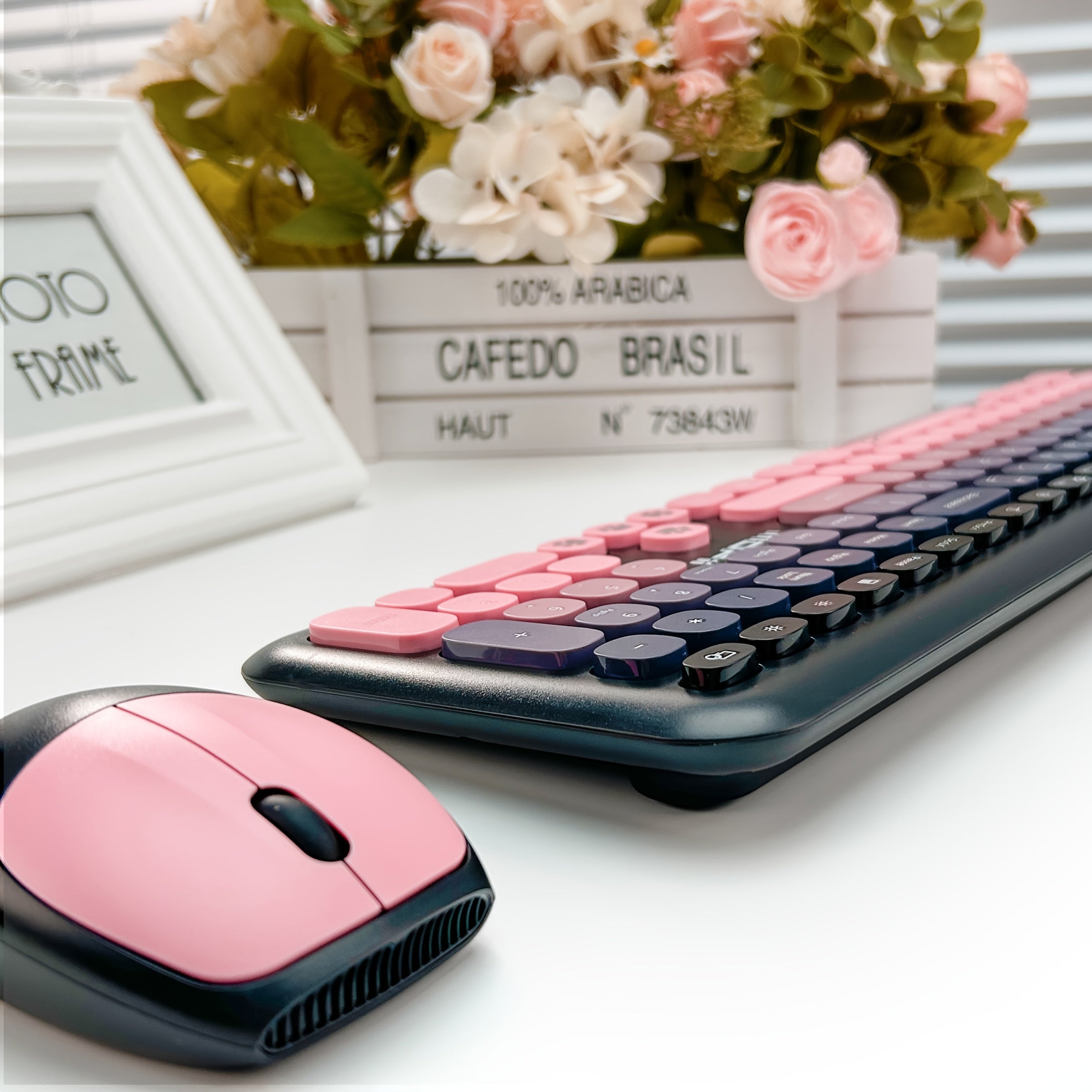 2.4G Wireless Keyboard & Mouse Set Quick USB Connection for Office, Gaming & Everyday Use by Snagg A Keyboard
