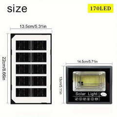 2 Pack Solar Lights with Remote – 6000K Bright White by Snagg An Outdoor Light