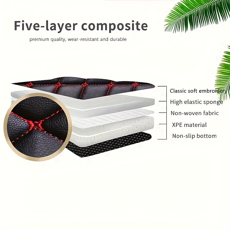 3D Faux Leather Trunk Mat by Snagg A Trunk Mat