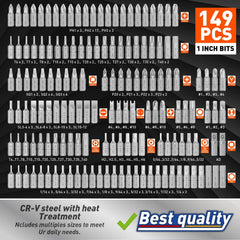 258pcs Screwdriver & Bit Set - SnaggIt