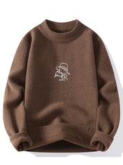 Men’s Graphic Knit Sweatshirt by Snagg A Jumper