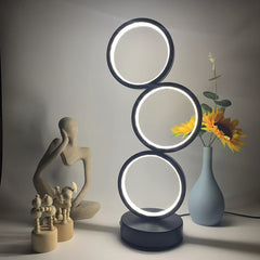 Modern 3 Ring USB Powered LED Table Lamp by Snagg A Table Lamp