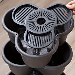 Stackable 3 Tier Flower Pot Set by Snagg A Pot