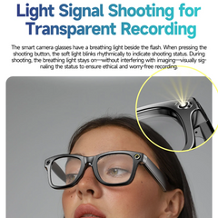 W610 AI Smart Glasses – 8MP HD Camera with 100+ Language Translation