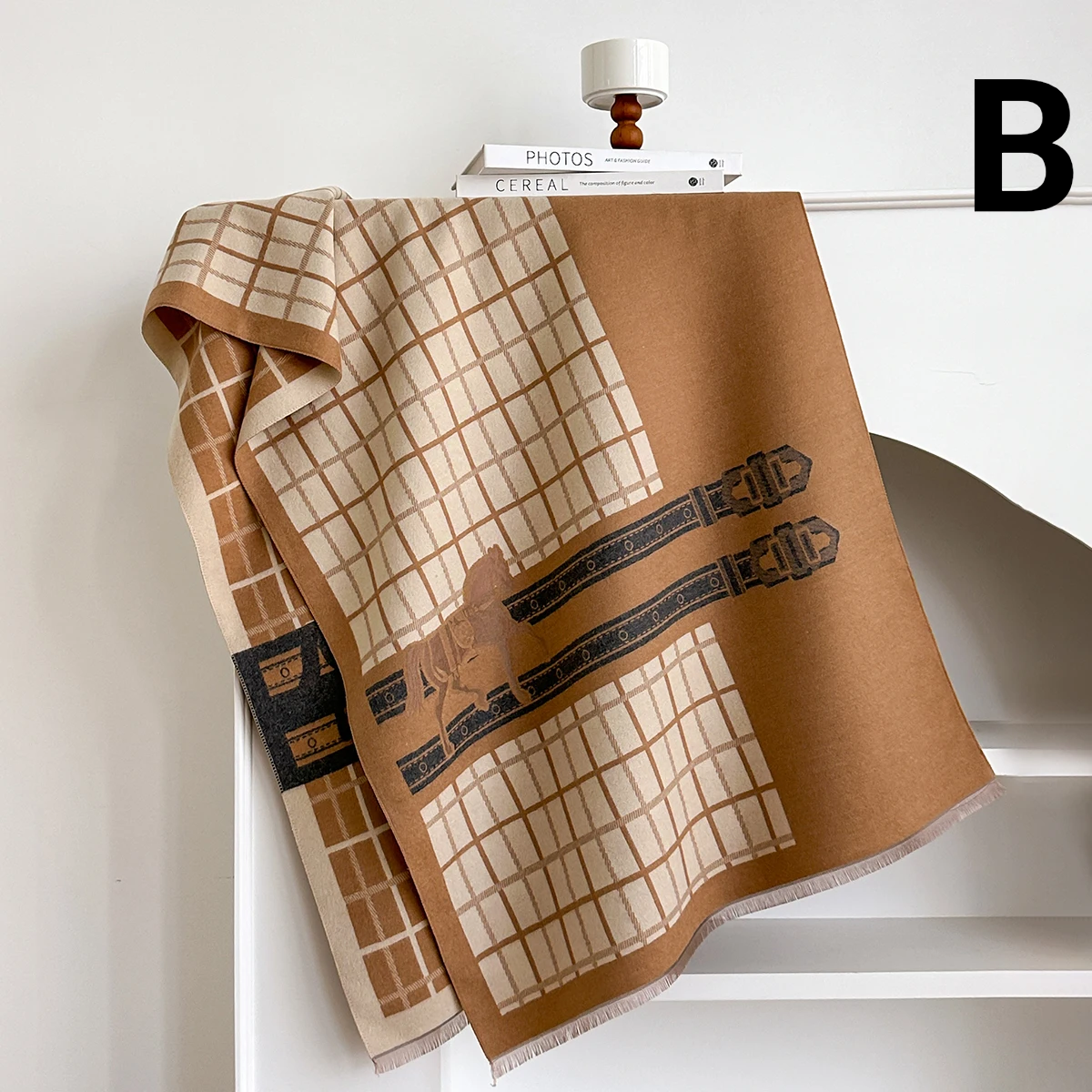 Luxury Cashmere Feel Winter Scarf for Women