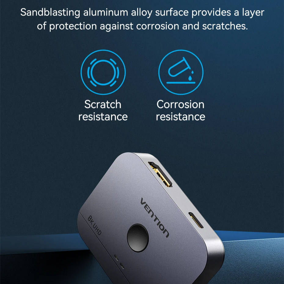 HDMI 2.1 Bi-Directional Splitter for TV, Monitor, Xbox, PS4 & PS5 by Snagg An HDMI Splitter