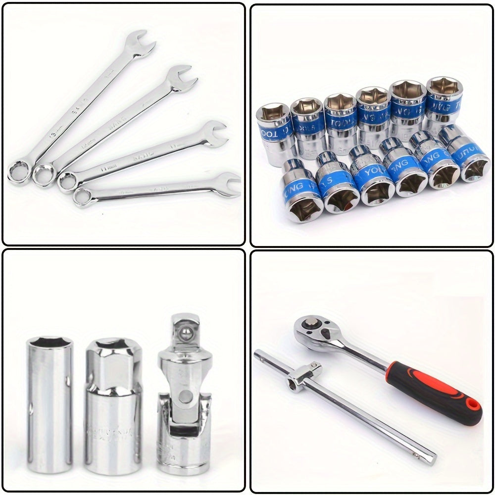 37-Piece Mechanics Tool & Socket Set