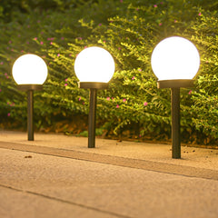 10pcs Solar Matte Black LED Lawn Stake Lamps by Snagg An Outdoor Light