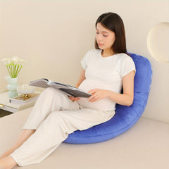 Crystal Velvet J-Shaped Pregnancy Pillow – Full Body Support by Snagg A Pillow