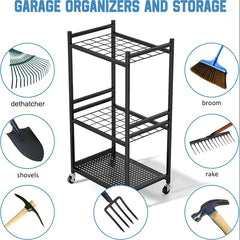 Heavy Duty Steel Garden Tool Rack by Snagg A Rack