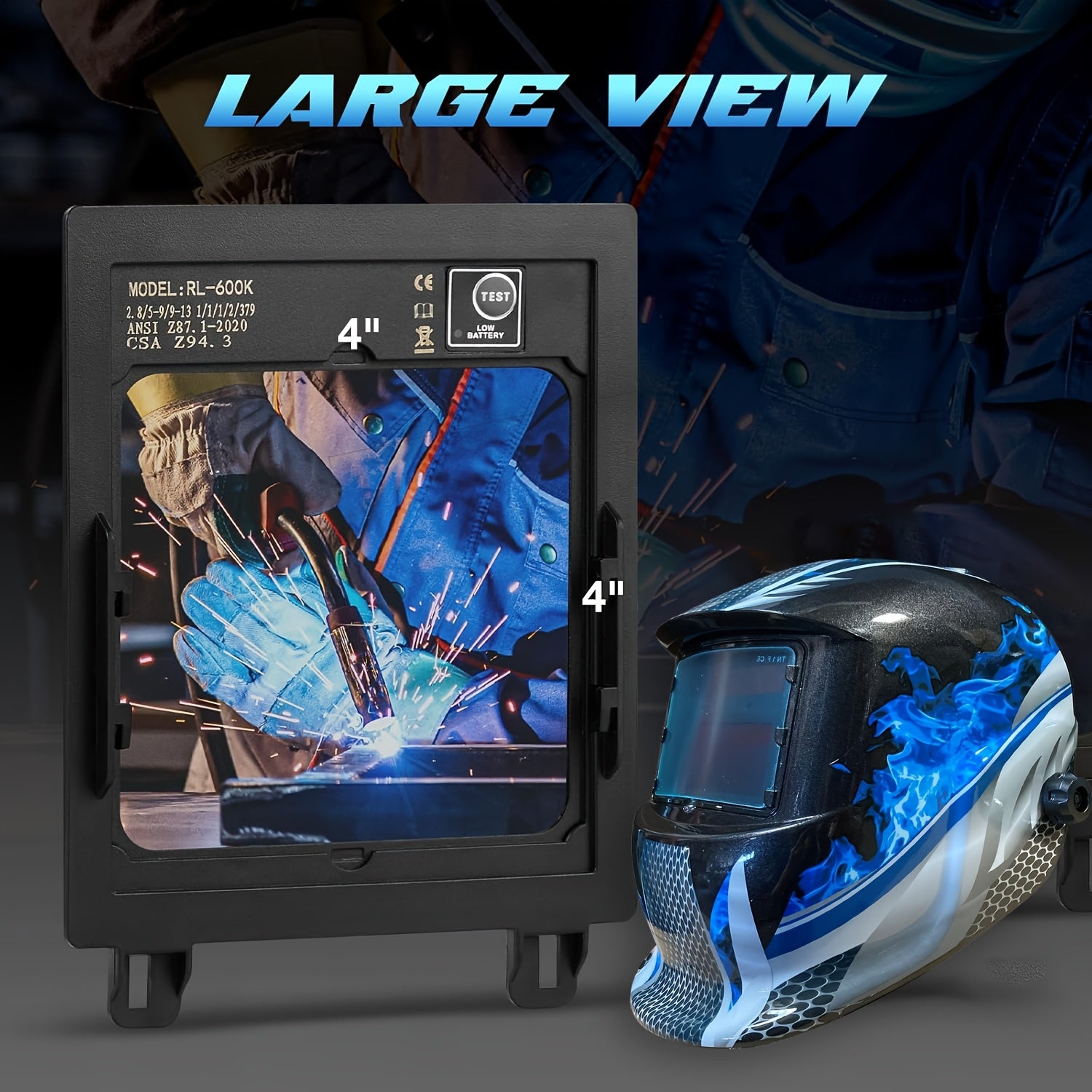 Auto Darkening Welding Helmet