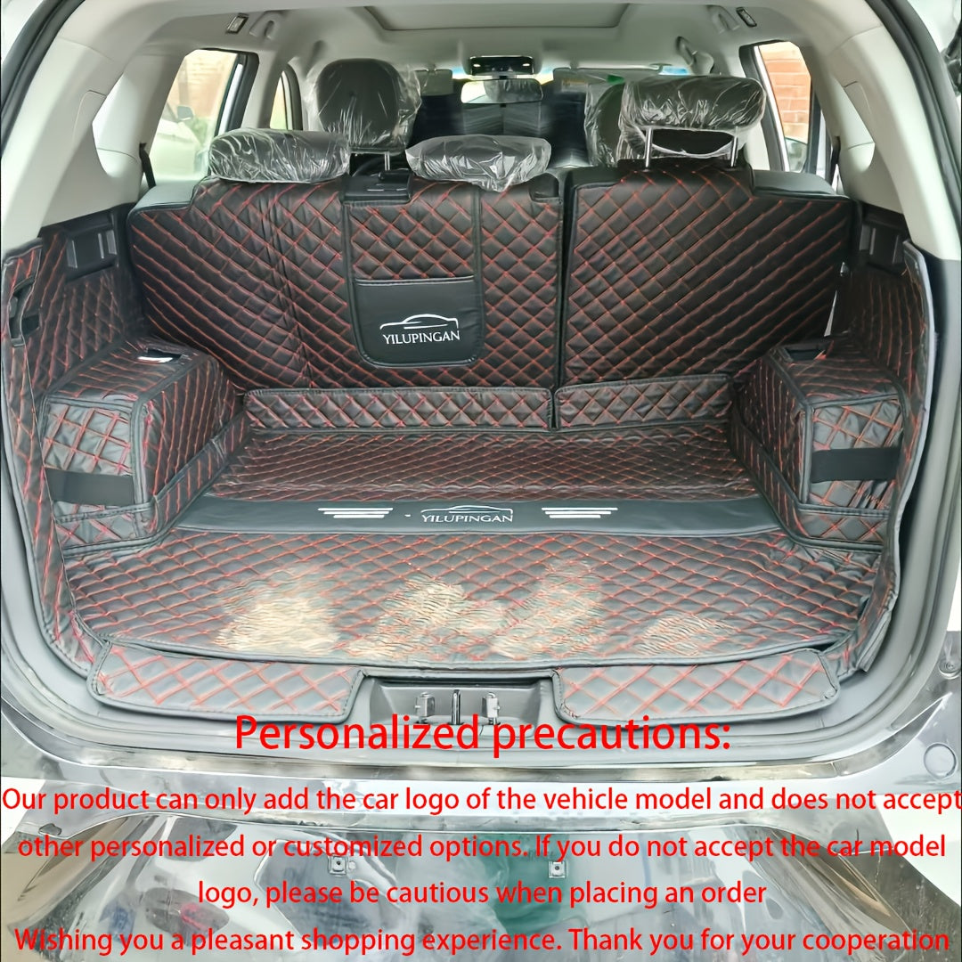 3D Faux Leather Trunk Mat by Snagg A Trunk Mat