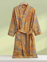 Men’s & Women’s Cotton Double Gauze Bathrobe by Snagg A Pajama