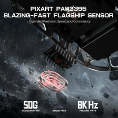 Superlight Wireless Gaming Mouse – 46g Magnesium Alloy Design by Snagg A Gaming Mouse