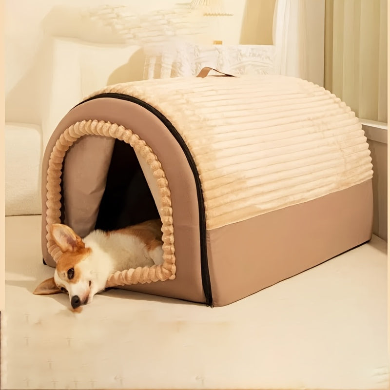 Soft Sanctuary Enclosed Dog & Cat Bed by Snagg A Cave