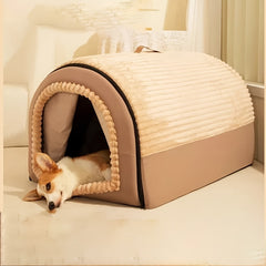 Soft Sanctuary Enclosed Dog & Cat Bed by Snagg A Cave