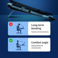 17″ Gaming Laptop Cooling Pad Six Fan Design with LED Display by Snagg A Cooling Pad