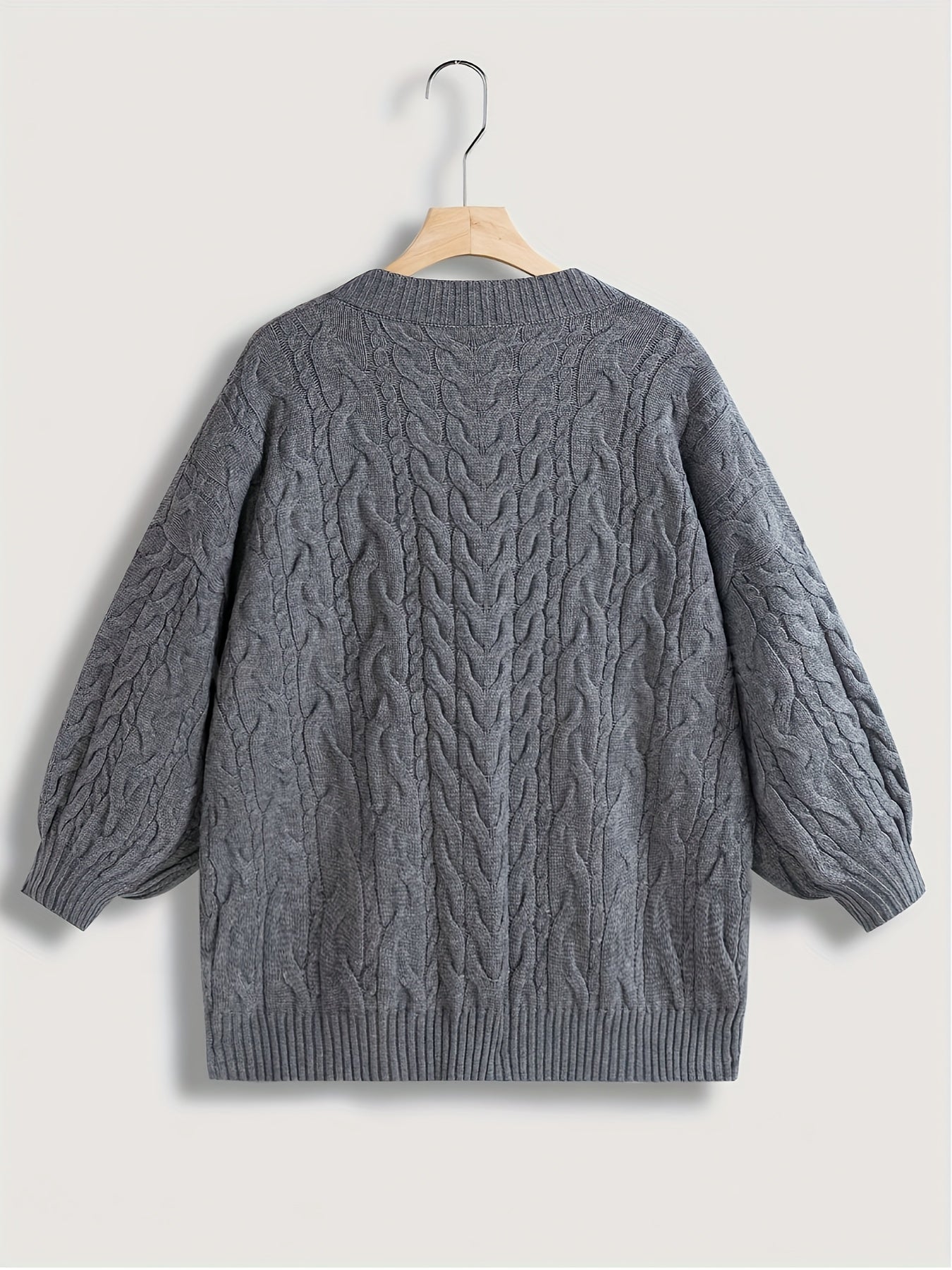 Plus Size Women’s V-Neck Sweater by Snagg A Top