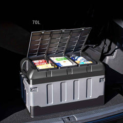 70L Foldable Car Trunk Organizer – Multi-Purpose Storage Box for Camping, Travel & Vehicle Use