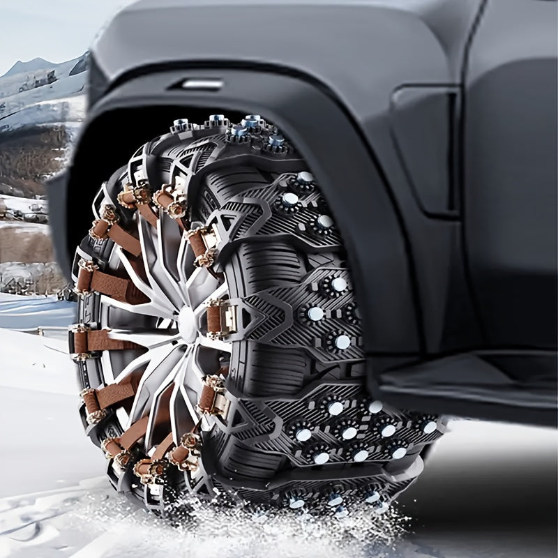 4pcs Universal Car Snow Chains by Snagg A Snow Chains