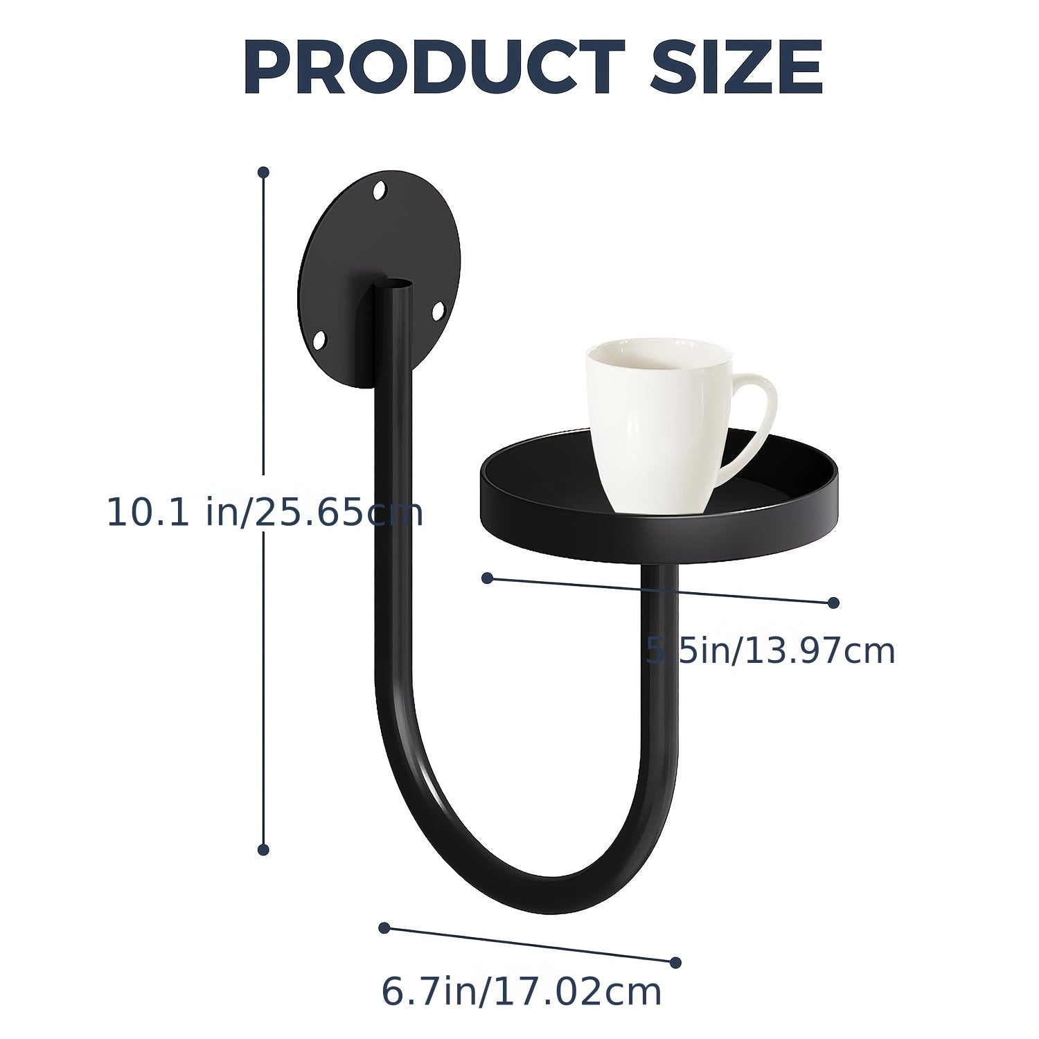 3pcs Black Wall Plant Holders by Snagg A Wall Planter